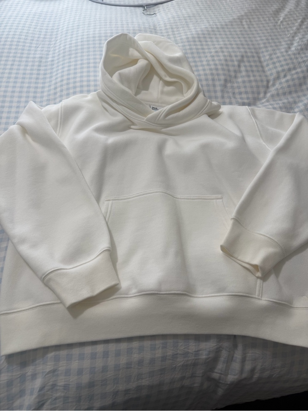 Aritzia TNA Sweatfleece Hoodie Set in White